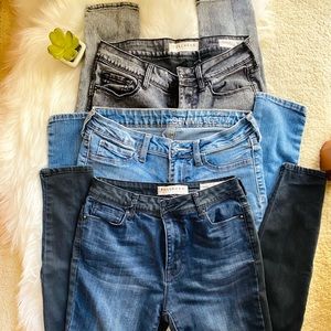 Bundle of pacsun denim skinny jeans
